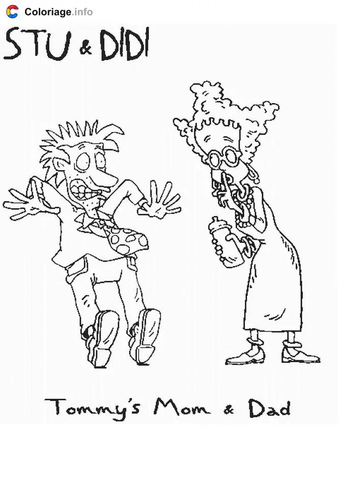 Coloriage Razmoket 035 - Les Razmoket à imprimer