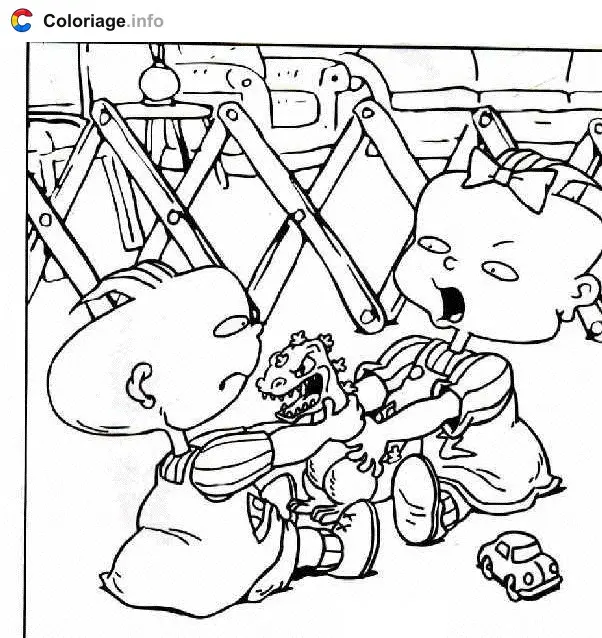 Coloriage Razmoket 037 - Les Razmoket à imprimer