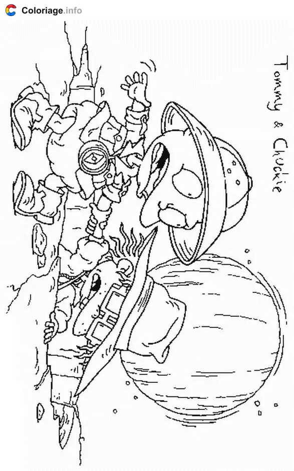 Coloriage Razmoket 039 - Les Razmoket à imprimer