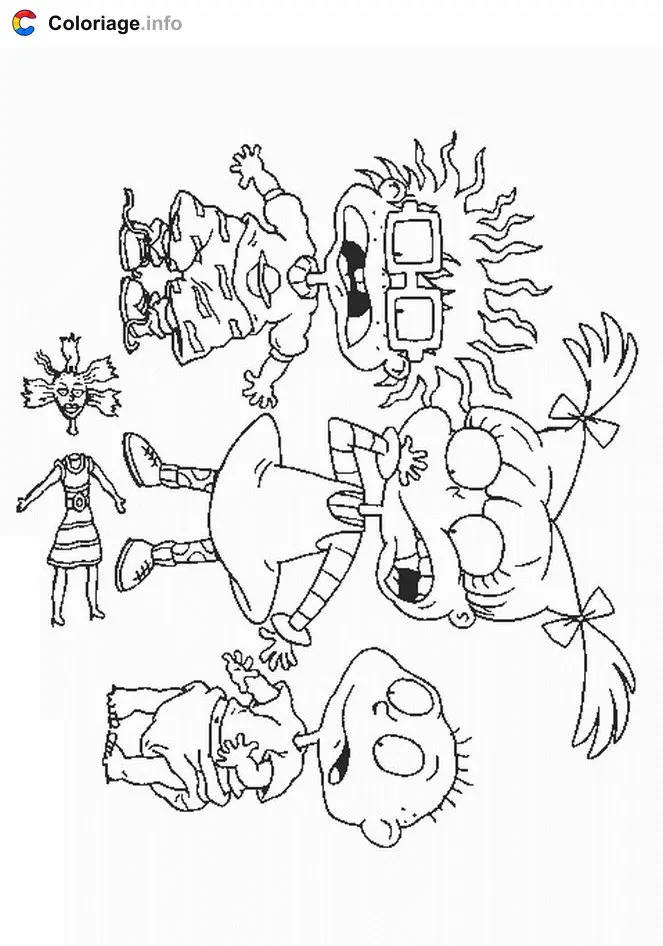 Coloriage Razmoket 041 - Les Razmoket à imprimer