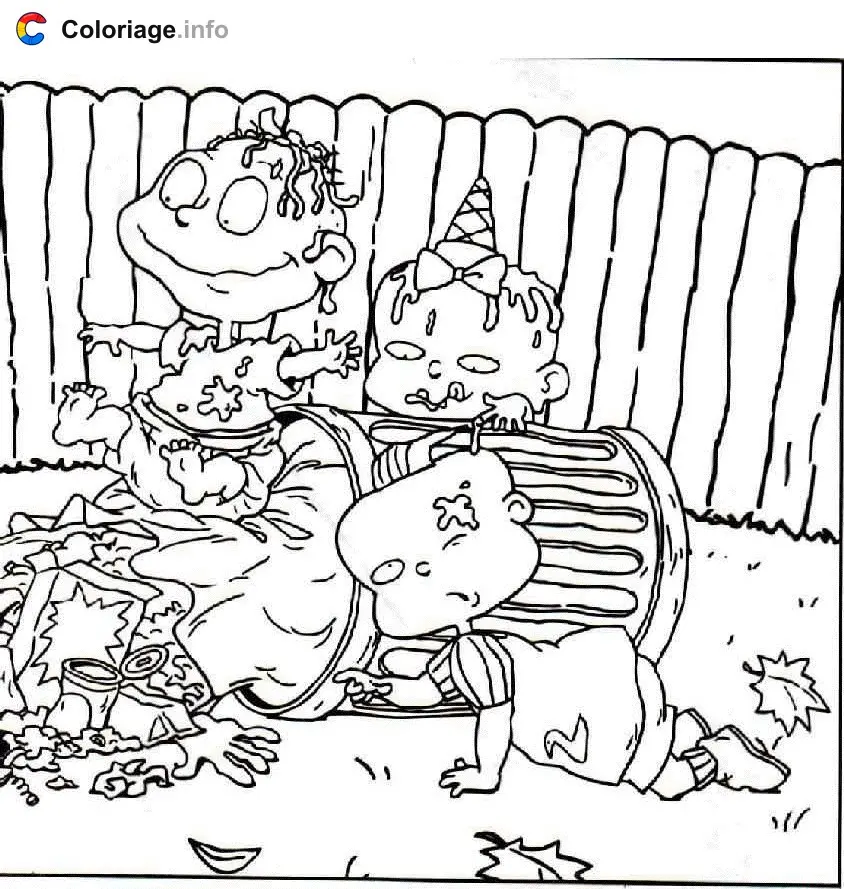 Coloriage Razmoket 044 - Les Razmoket à imprimer