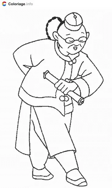 Coloriage Reader 1 - Sagwa à imprimer
