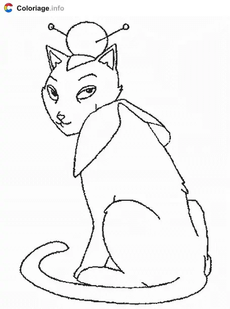 Coloriage Reader 2 - Sagwa à imprimer