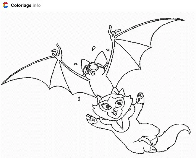 Coloriage Sagwa - Sagwa à imprimer