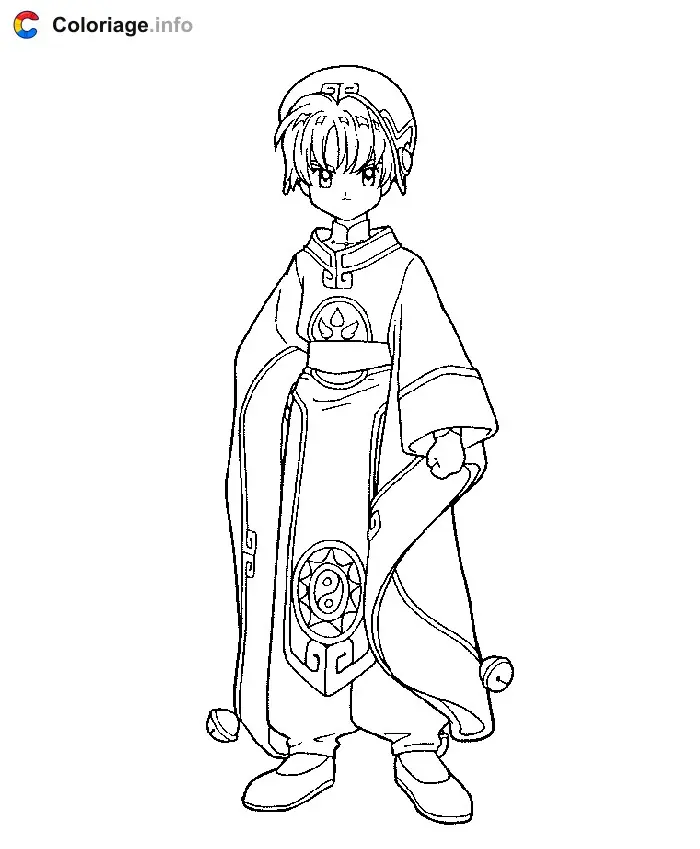 Coloriage Sakura 003 - Sakura à imprimer