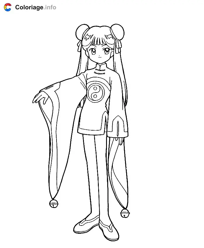 Coloriage Sakura 007 - Sakura à imprimer