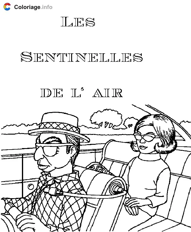 Coloriage Sentinelles de l'air 007 - Les Sentinelles de l'air à imprimer