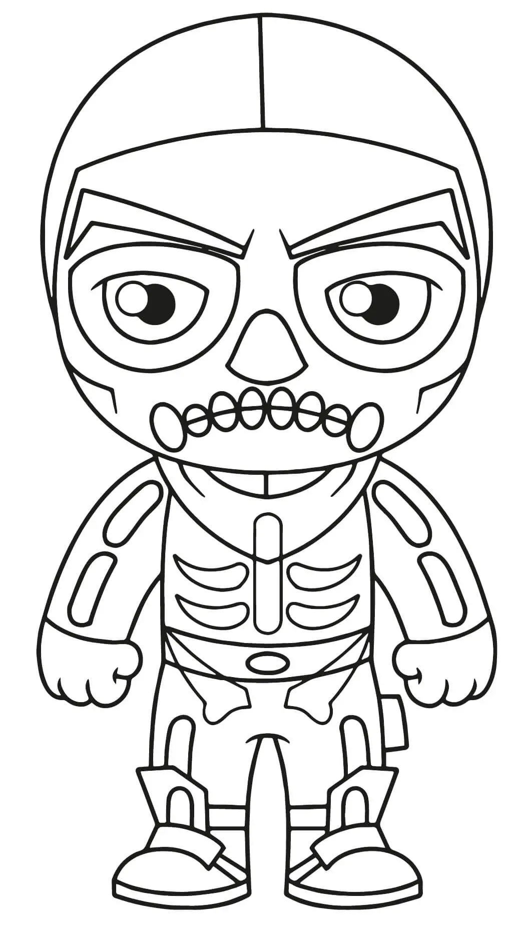 Coloriage Skull Ranger - Fortnite à imprimer