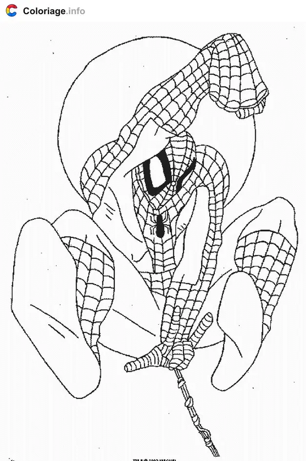 Spider-Man 007 coloring page to print