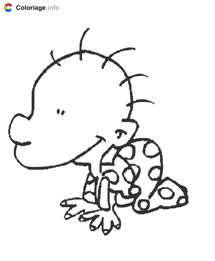 Coloriage Titeuf 002 - Titeuf à imprimer