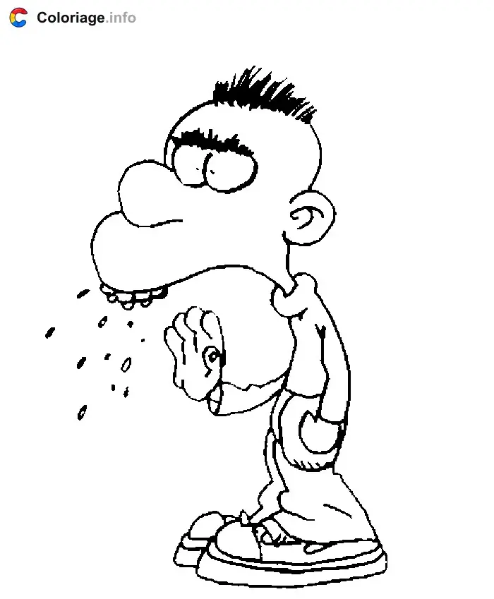 Coloriage Titeuf 004 - Titeuf à imprimer