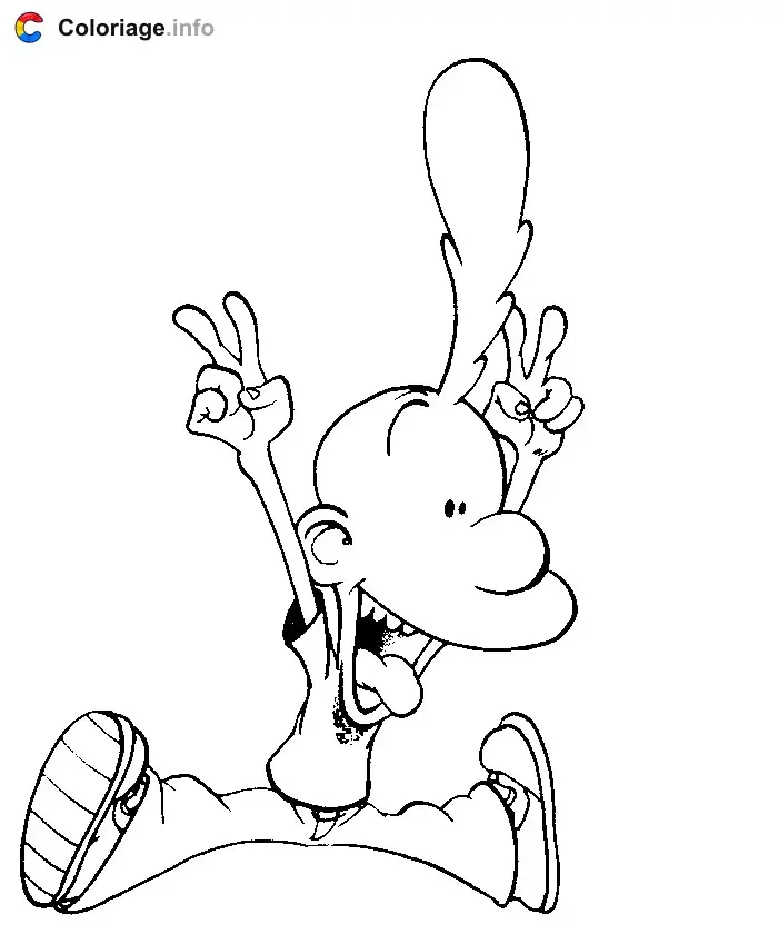 Coloriage Titeuf 009 - Titeuf à imprimer