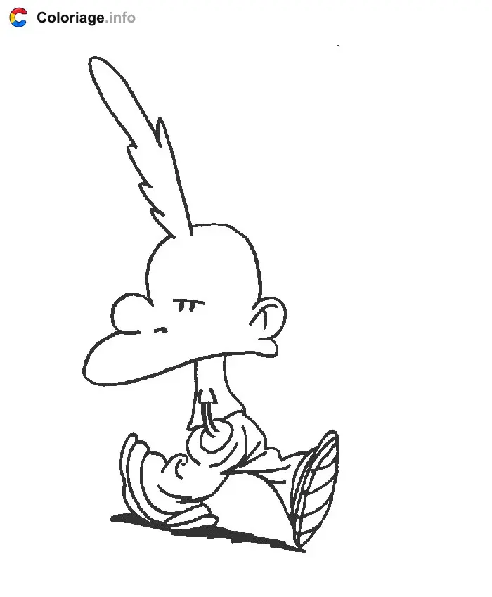 Coloriage Titeuf 015 - Titeuf à imprimer