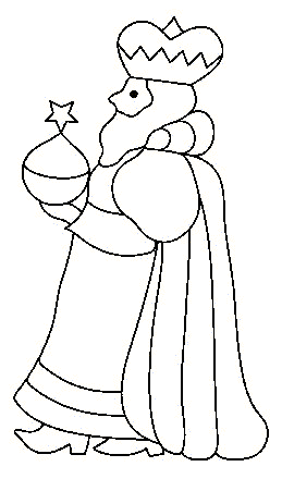 A Wise King coloring page to print