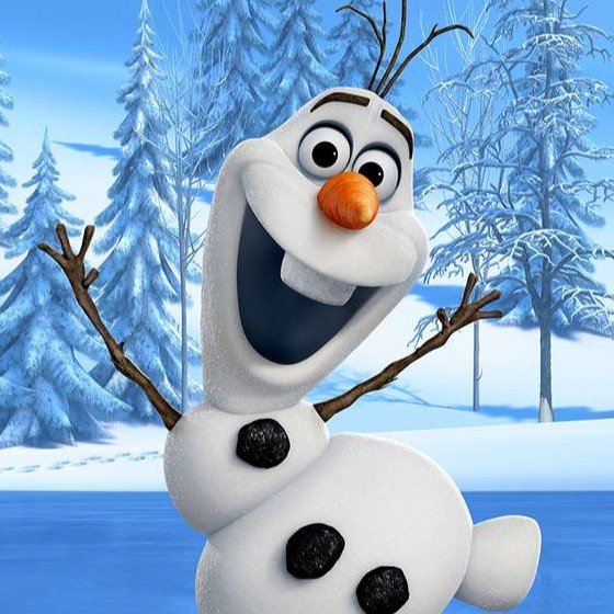 disegni di Olaf da colorare