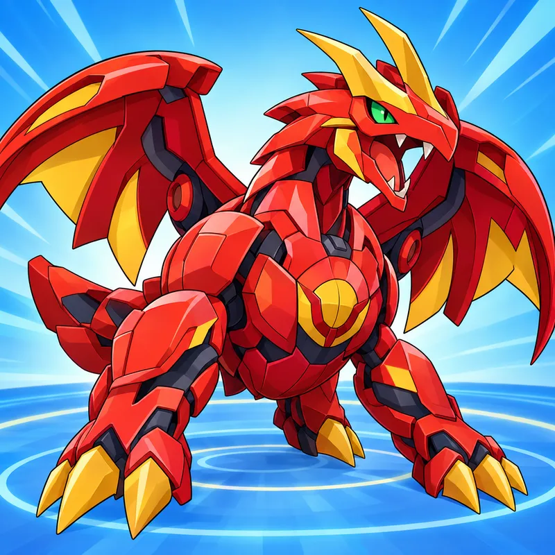 disegni di Bakugan da colorare