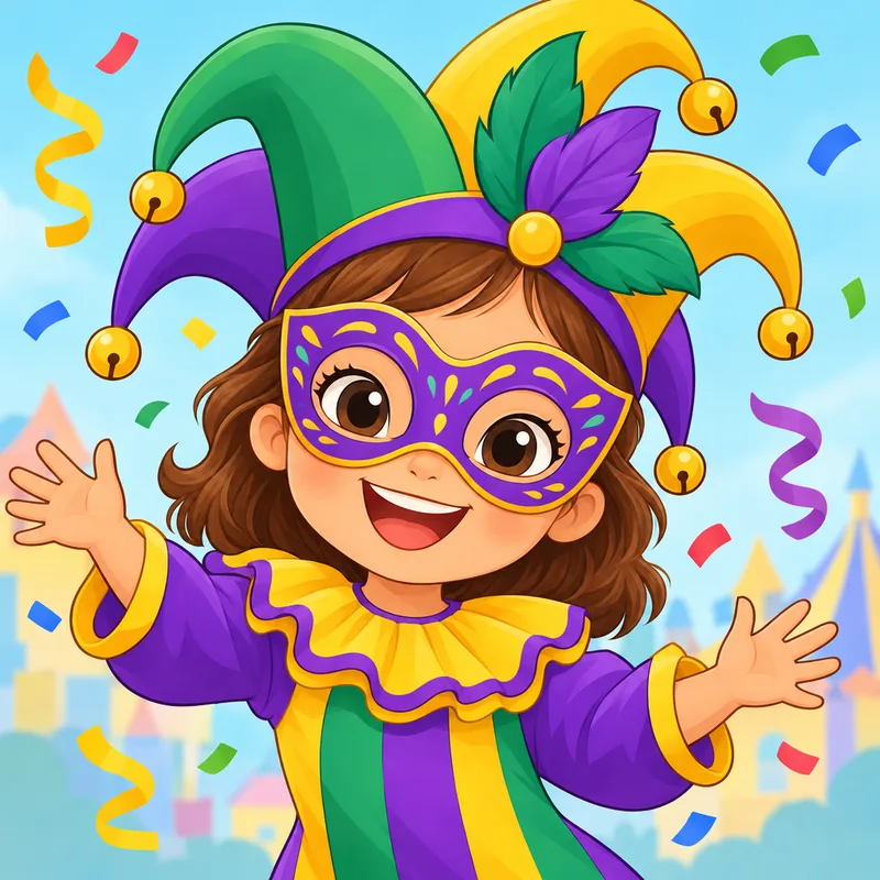 disegni di Carnevale da colorare