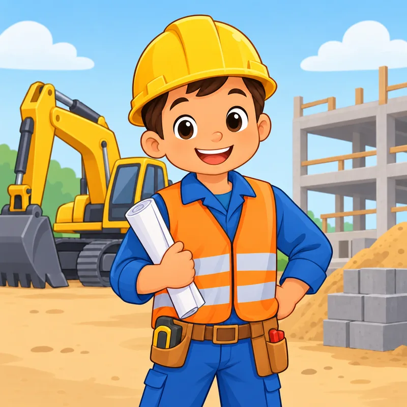 dibujos de obras de construcción para colorear