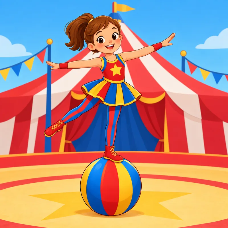 disegni del circo da colorare