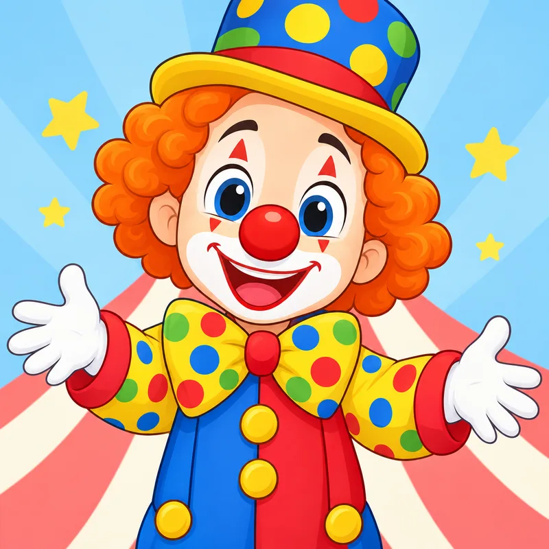 disegni di clown da colorare