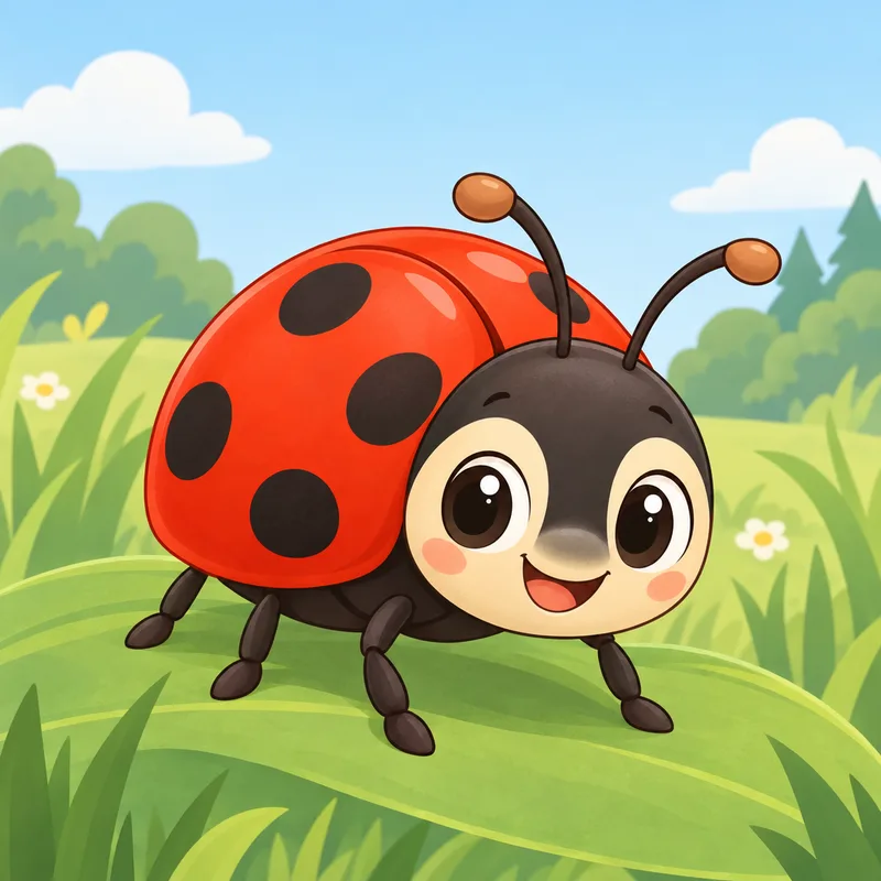 disegni di coccinelle da colorare