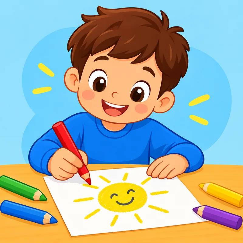 dibujos de trazos simples para colorear