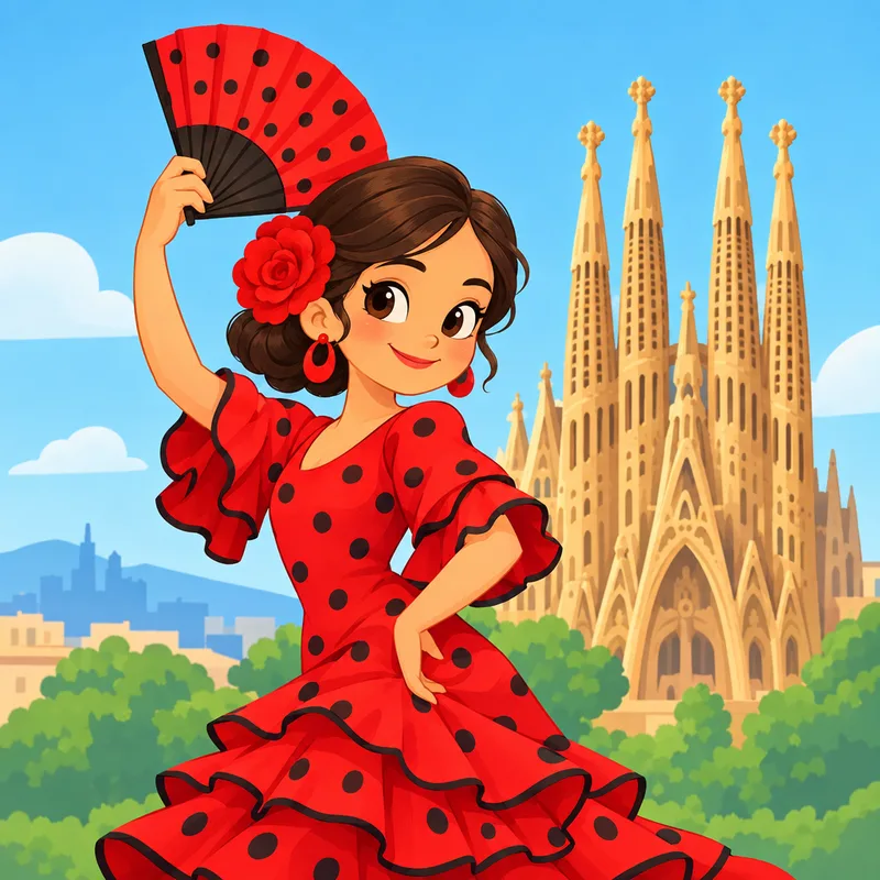 disegni della Spagna da colorare