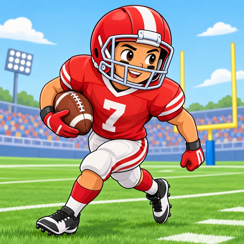 disegni di football americano da colorare