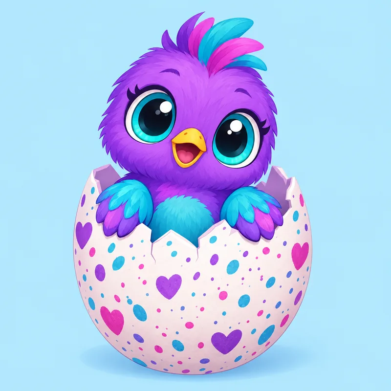 disegni di Hatchimals da colorare