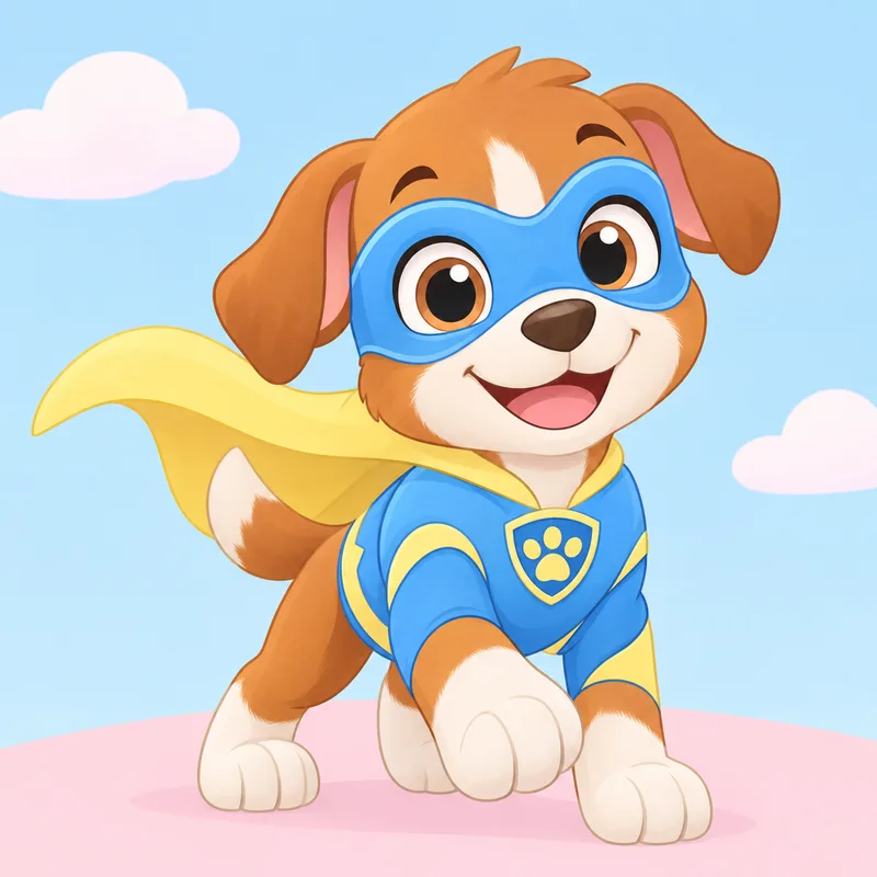 disegni di Paw Patrol Super Patrol da colorare