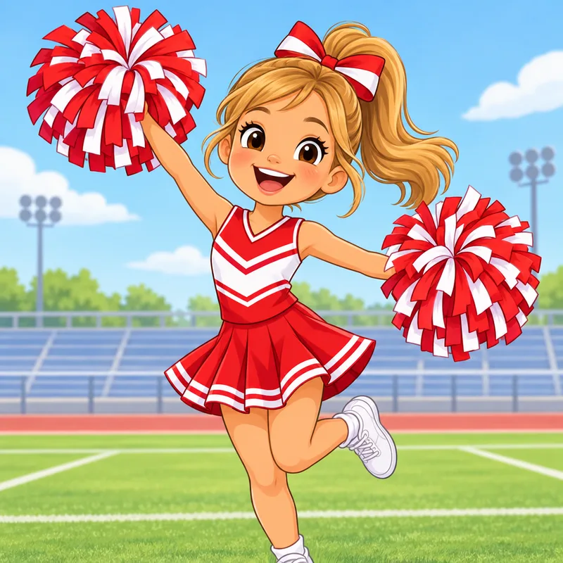 Pom-pom girl