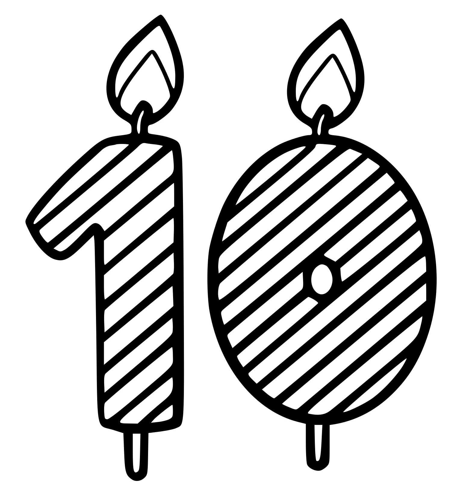 Coloriage 10 Ans - Anniversaire à imprimer