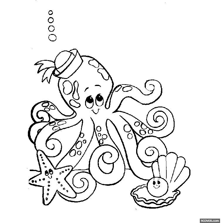 Coloriage Animaux aquatique - Animaux à imprimer