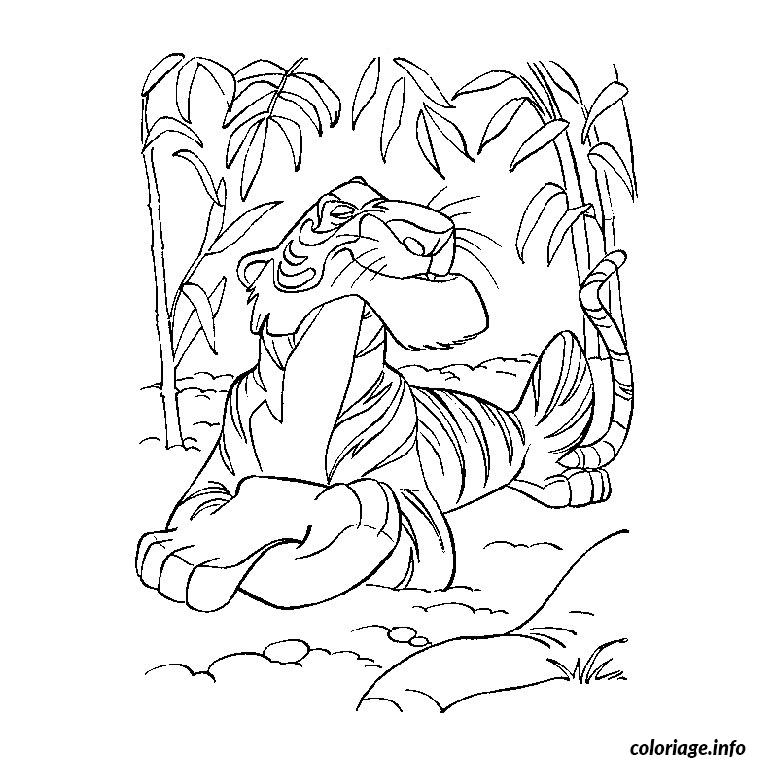 Coloriage Animaux Jungle dessin