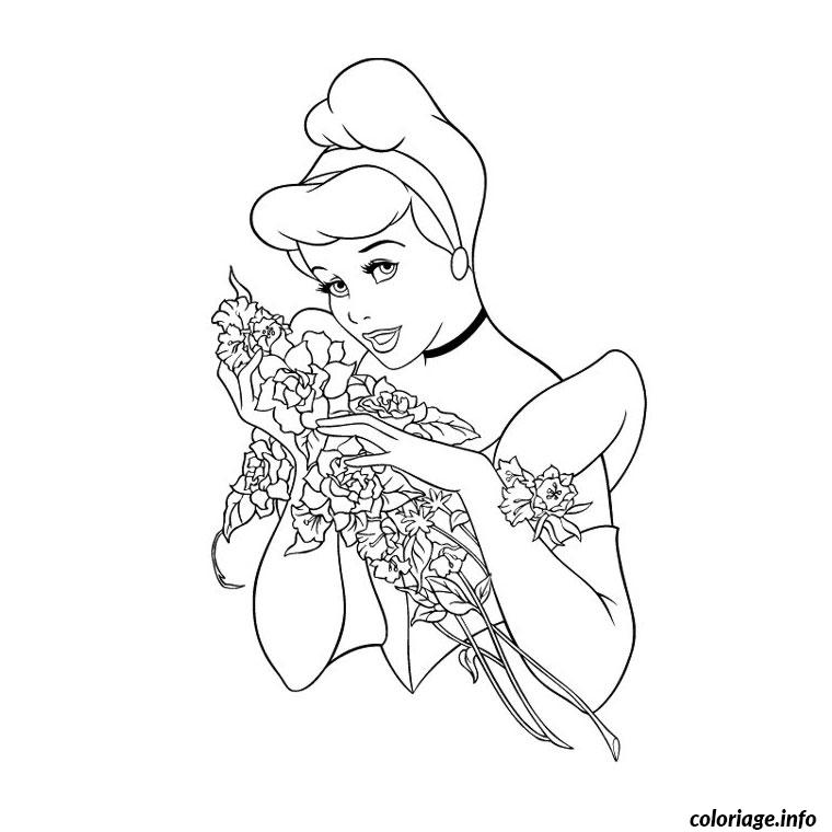 Dessin cendrillon Coloriage Gratuit à Imprimer