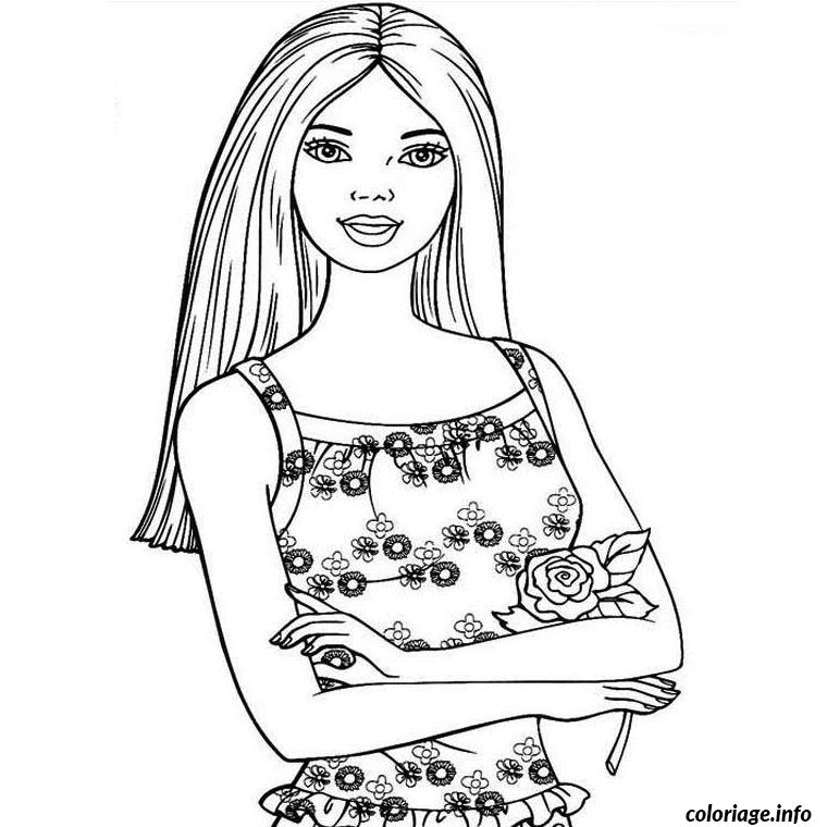 Dessin tv barbie Coloriage Gratuit à Imprimer