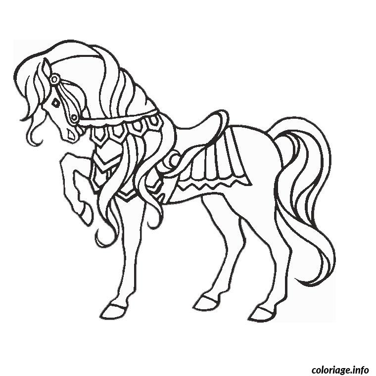 Dessin cheval magique Coloriage Gratuit à Imprimer