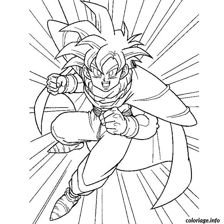 Coloriage Dragon Ball Z Sangohan Imprimer Coloriage info