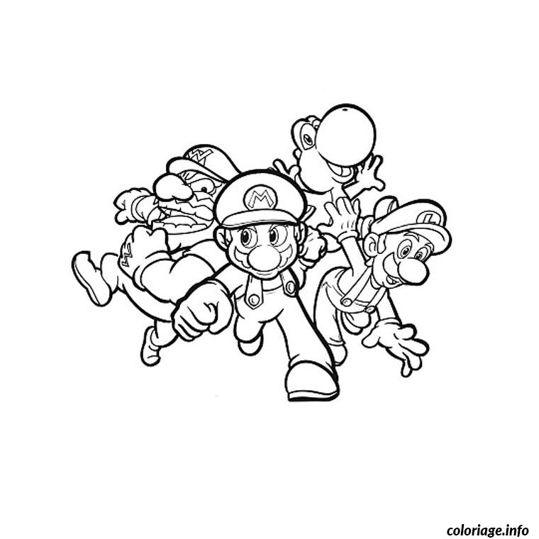 Dessin mario 64 Coloriage Gratuit à Imprimer