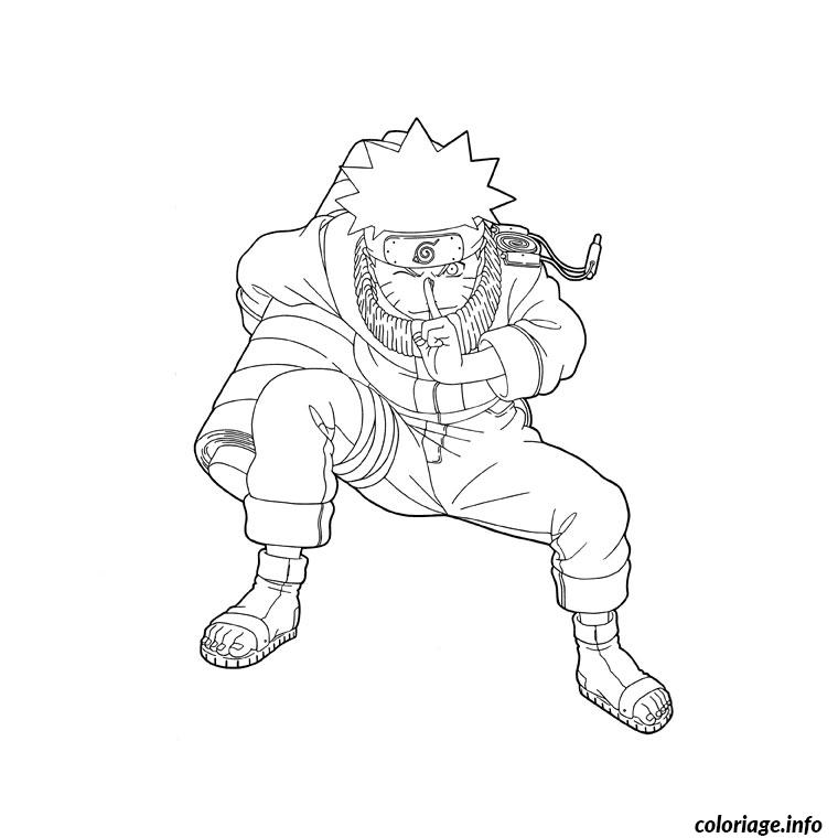 Coloriage Naruto Uzumaki Dessin Naruto à imprimer