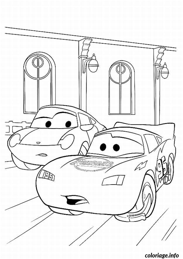 Coloriage Voitures Cars Dessin