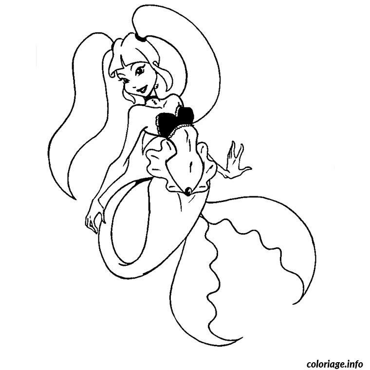 Coloriage Winx Enchantix Musa Dessin