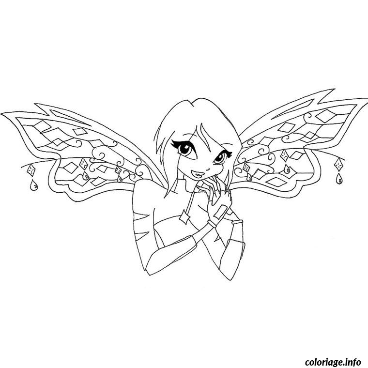 Dessin winx believix tecna Coloriage Gratuit à Imprimer