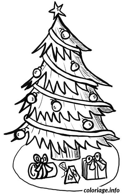 Dessin sapin de noel facile ce1 decembre Coloriage Gratuit à Imprimer