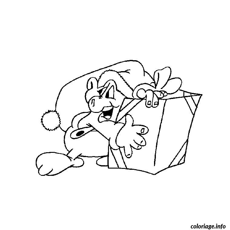 Dessin de noel lutin Coloriage Gratuit à Imprimer