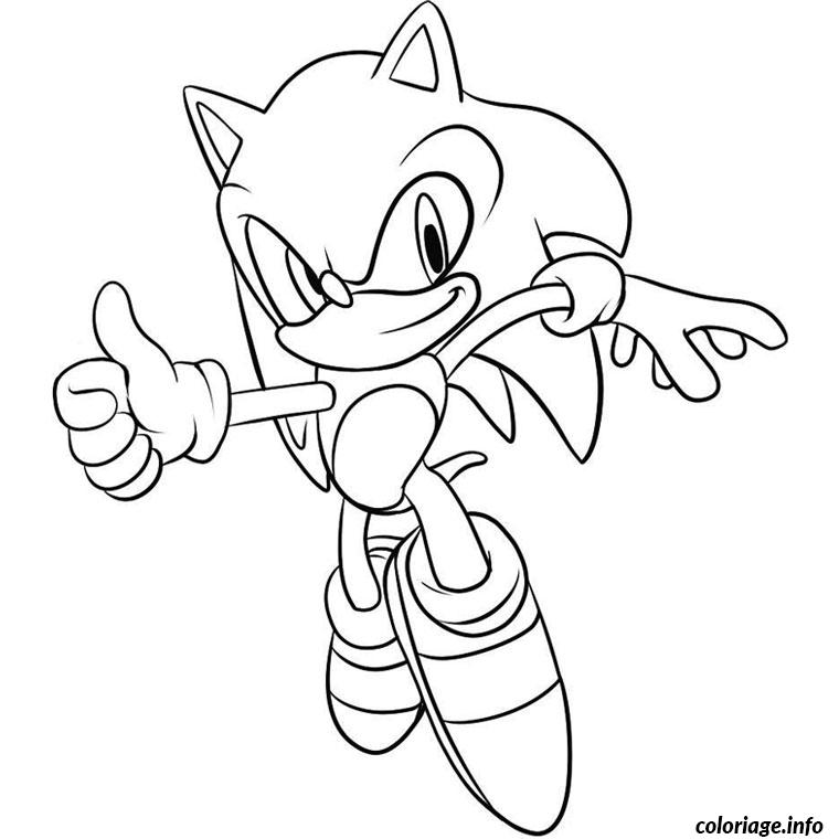 sonic the hedgehog coloriage 1607