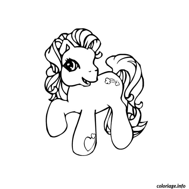 Dessin petit poney Coloriage Gratuit à Imprimer