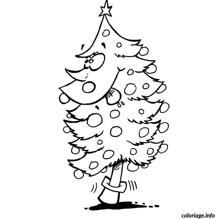 sapin facile coloriage 1769