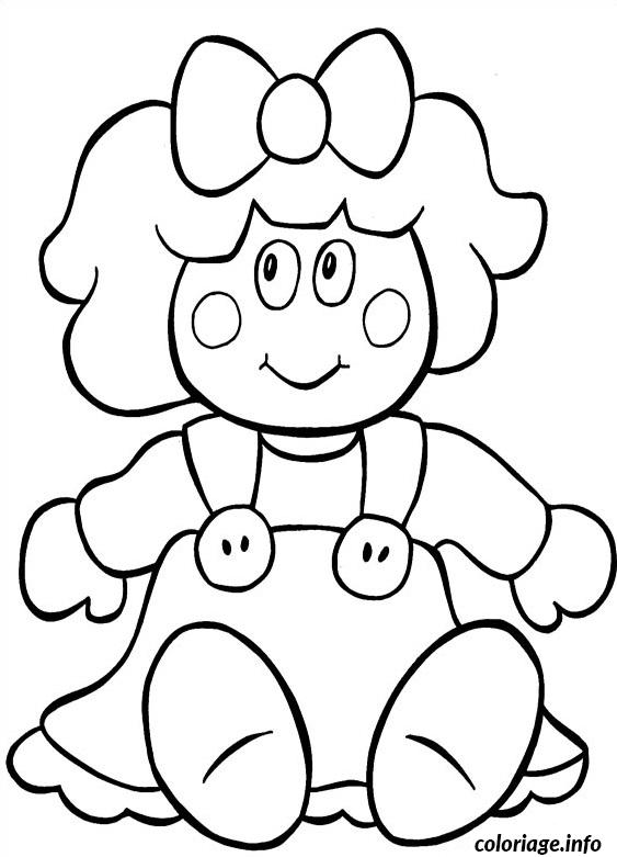 Dessin poupee de chiffons noel Coloriage Gratuit à Imprimer