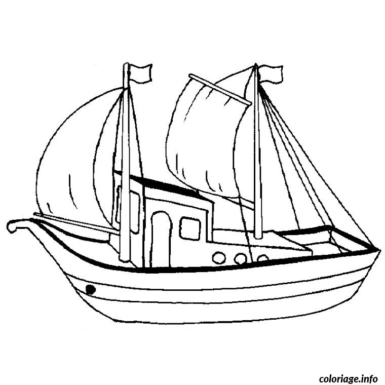 Coloriage A Imprimer Bateau